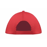 Kép 2/4 - BUZZ 5 panel baseball sapka 160g/m², piros