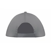 Kép 2/5 - BUZZ 5 panel baseball sapka 160g/m², szürke