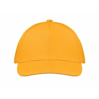 Kép 4/4 - BUZZ 5 panel baseball sapka 160g/m², sárga