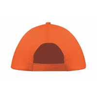 Kép 2/4 - BUZZ 5 panel baseball sapka 160g/m², narancssárga
