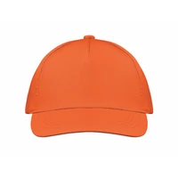 Kép 4/4 - BUZZ 5 panel baseball sapka 160g/m², narancssárga