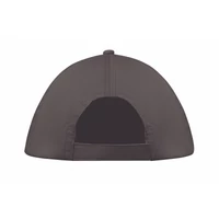 Kép 2/4 - BUZZ 5 panel baseball sapka 160g/m², kőszürke