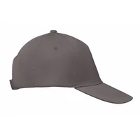 Kép 3/4 - BUZZ 5 panel baseball sapka 160g/m², kőszürke