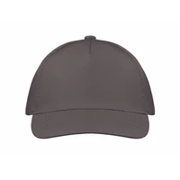 Kép 4/4 - BUZZ 5 panel baseball sapka 160g/m², kőszürke