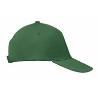 Kép 3/4 - BUZZ 5 panel baseball sapka 160g/m², sötétzöld