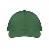 Kép 4/4 - BUZZ 5 panel baseball sapka 160g/m², sötétzöld