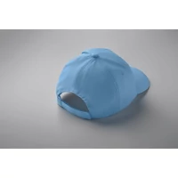 Kép 6/7 - BUZZ 5 panel baseball sapka 160g/m², babakék