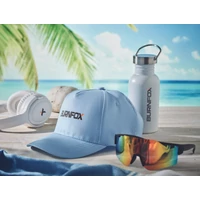 Kép 7/7 - BUZZ 5 panel baseball sapka 160g/m², babakék