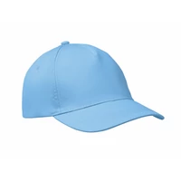 Kép 1/7 - BUZZ 5 panel baseball sapka 160g/m², babakék