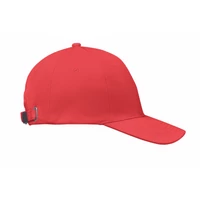 Kép 3/4 - BUFFALO 6 panel baseball sapka 260g/m², piros