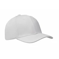 Kép 1/5 - BUFFALO 6 panel baseball sapka 260g/m², fehér