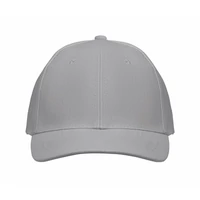 Kép 4/5 - BUFFALO 6 panel baseball sapka 260g/m², szürke