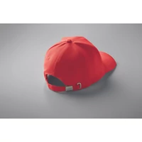 Kép 6/6 - BUFFALO 6 panel baseball sapka 260g/m², fehér/piros