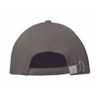 Kép 2/4 - BUFFALO 6 panel baseball sapka 260g/m², sötétszürke/szürke