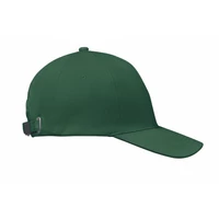 Kép 3/5 - BUFFALO 6 panel baseball sapka 260g/m², sötétzöld