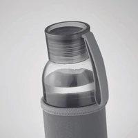 Kép 2/3 - EBOR Újrahaszn. üveg palack 500 ml, szürke