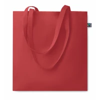 Kép 1/3 - OSOLE COLOUR Fairtrade bevásárlótáska 140 g, piros