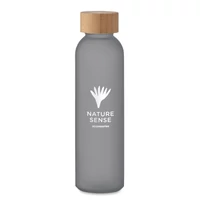 Kép 3/4 - ABE Matt üveg palack 500 ml, áttetsző szürke