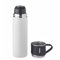 Kép 3/5 - TONIA Duplafalú termoszpalack 420 ml, fehér