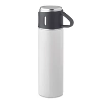 Kép 1/5 - TONIA Duplafalú termoszpalack 420 ml, fehér