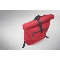 Kép 6/11 - IREA 600D PES roll top hátizsák, piros