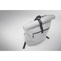 Kép 4/7 - IREA 600D PES roll top hátizsák, fehér