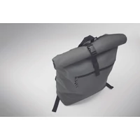 Kép 7/7 - IREA 600D PES roll top hátizsák, kőszürke