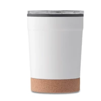 Kép 2/5 - NOMU Duplafalú pohár 300 ml, fehér