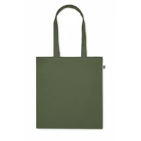 Kép 2/6 - BENTE COLOUR Biopamut bevásárlótáska 220 g, zöld
