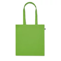 Kép 2/4 - BENTE COLOUR Biopamut bevásárlótáska 220 g, lime
