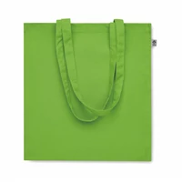 Kép 3/4 - BENTE COLOUR Biopamut bevásárlótáska 220 g, lime