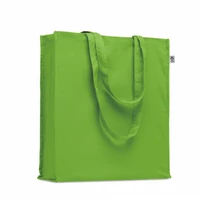 Kép 1/4 - BENTE COLOUR Biopamut bevásárlótáska 220 g, lime