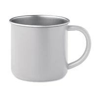 Kép 1/4 - CARIBU Újrah.rozsdamentes bögre 300ml, fehér