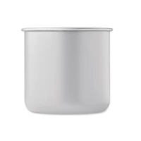 Kép 2/4 - CARIBU Újrah.rozsdamentes bögre 300ml, fehér