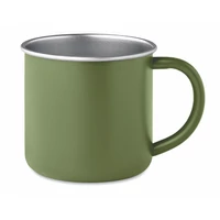 Kép 1/6 - CARIBU Újrah.rozsdamentes bögre 300ml, sötétzöld