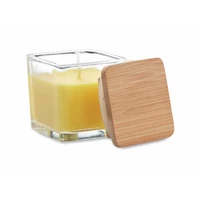 Kép 3/6 - PILA Négyzet alakú illatgyertya 50g, sárga