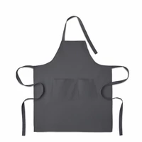 Kép 6/6 - GAMMA Biopamut kötény 240 g/m², kőszürke