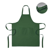 Kép 1/6 - GAMMA Biopamut kötény 240 g/m², sötétzöld
