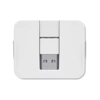 Kép 3/5 - SQUARE-C 4 portos USB hub, fehér