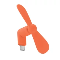 Kép 1/6 - PHAN Hordozható USB ventilátor, narancssárga