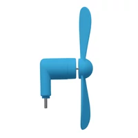 Kép 2/6 - PHAN Hordozható USB ventilátor, türkiz