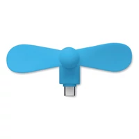 Kép 3/6 - PHAN Hordozható USB ventilátor, türkiz