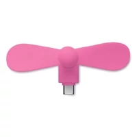 Kép 3/6 - PHAN Hordozható USB ventilátor, fukszia