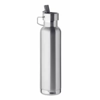 Kép 1/8 - RIFLOW Duplafalú termoszpalack 660 ml, matt ezüst