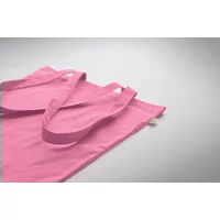 Kép 5/5 - VIVEKA COLOUR Újrahaszn.pamut bevásárlótáska, babarózsaszín