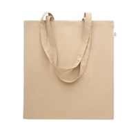 Kép 1/9 - VIVEKA COLOUR Újrahaszn.pamut bevásárlótáska, khaki