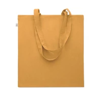 Kép 2/4 - VIVEKA COLOUR Újrahaszn.pamut bevásárlótáska, ochre