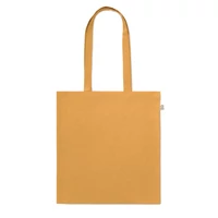 Kép 3/4 - VIVEKA COLOUR Újrahaszn.pamut bevásárlótáska, ochre