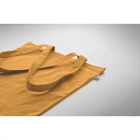 Kép 4/4 - VIVEKA COLOUR Újrahaszn.pamut bevásárlótáska, ochre