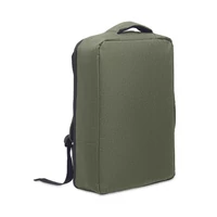 Kép 1/14 - LAUGAR Vékony 15colos laptop hátizsák, katona zöld